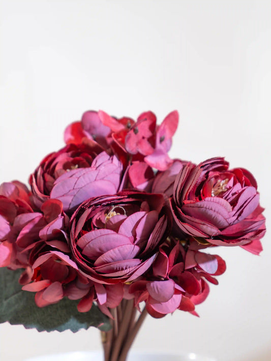 Peony & Mini Hydrangea