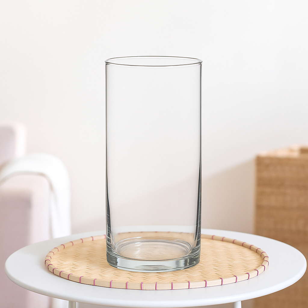 Long - Clear Glass Vase